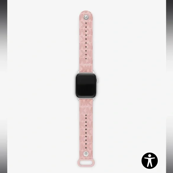 Michael Kors Pavé Rose Gold-Tone and Logo Strap for Apple Watch® Gift Set NWT - Picture 3 of 11
